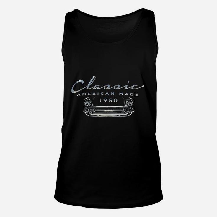 Made In 1960 Vintage 61St Birthday Classic Car Unisex Tank Top