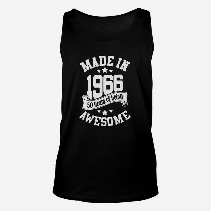 Made In 1966 55 Years Of Being Awesome Unisex Tank Top