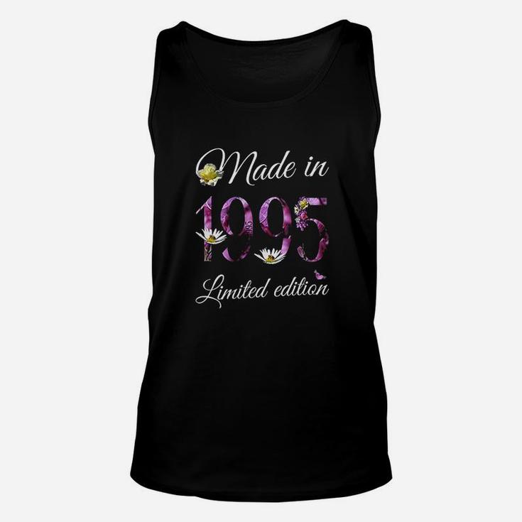 Made In 1995 Floral 1995 Birthday Gift Unisex Tank Top