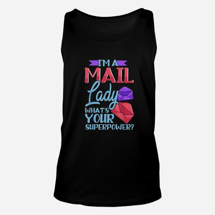 Mail Lady Postal Worker Unisex Tank Top