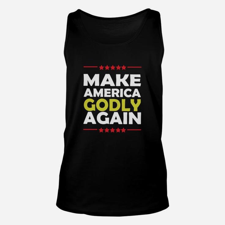 Make America Godly Again Quote Unisex Tank Top