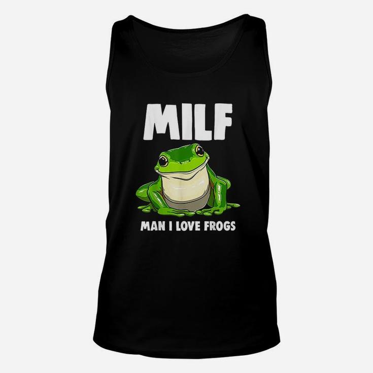 Man I Love Frogs Frog Lover Unisex Tank Top