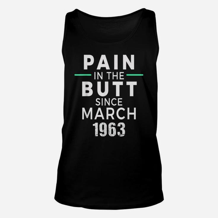 March 1963 Shirt - Funny 55Th Birthday T-Shirt Gag Gift Unisex Tank Top