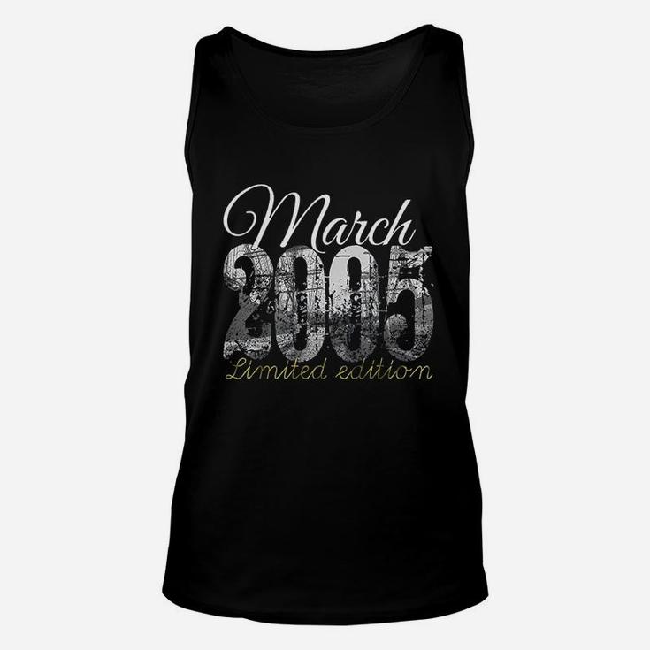 March 2005 16 Year Old 2005 16Th Birthday Gift Unisex Tank Top
