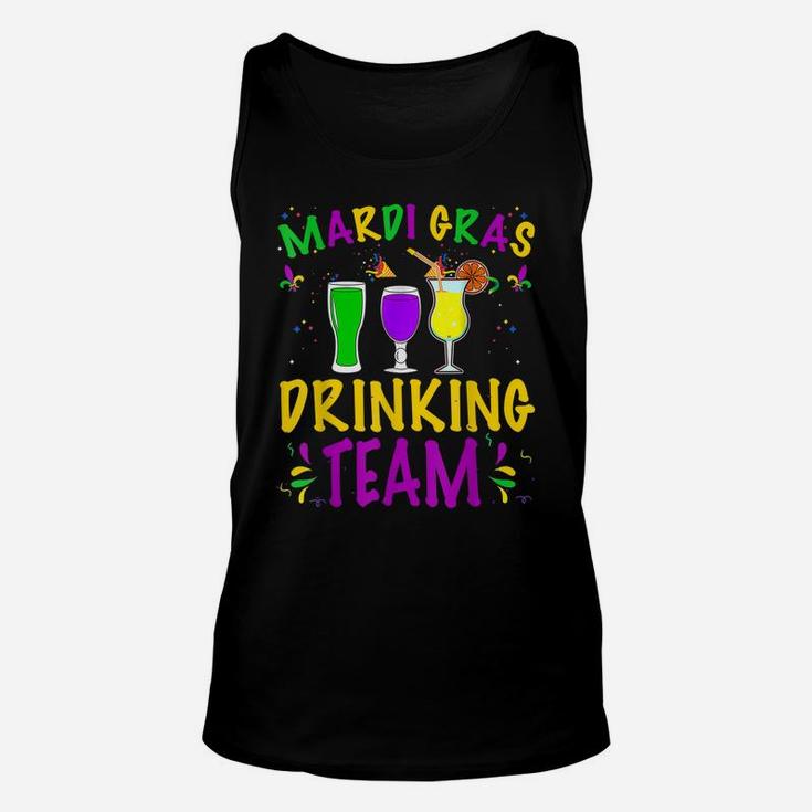 Mardi Gras Party Drinking Team Crawfish Carnival Parade Unisex Tank Top