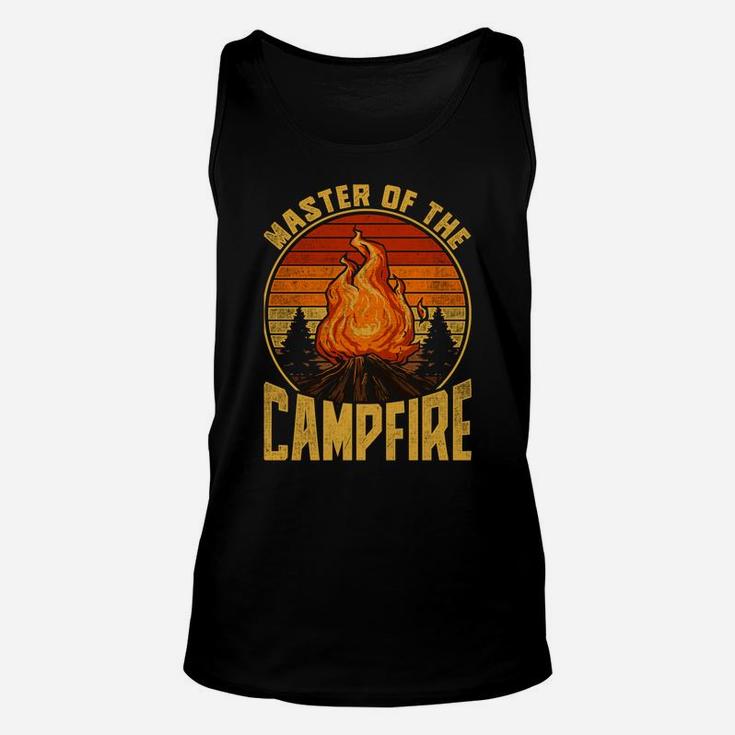 Master Of The Campfire Camping Vintage Camping Retro Unisex Tank Top