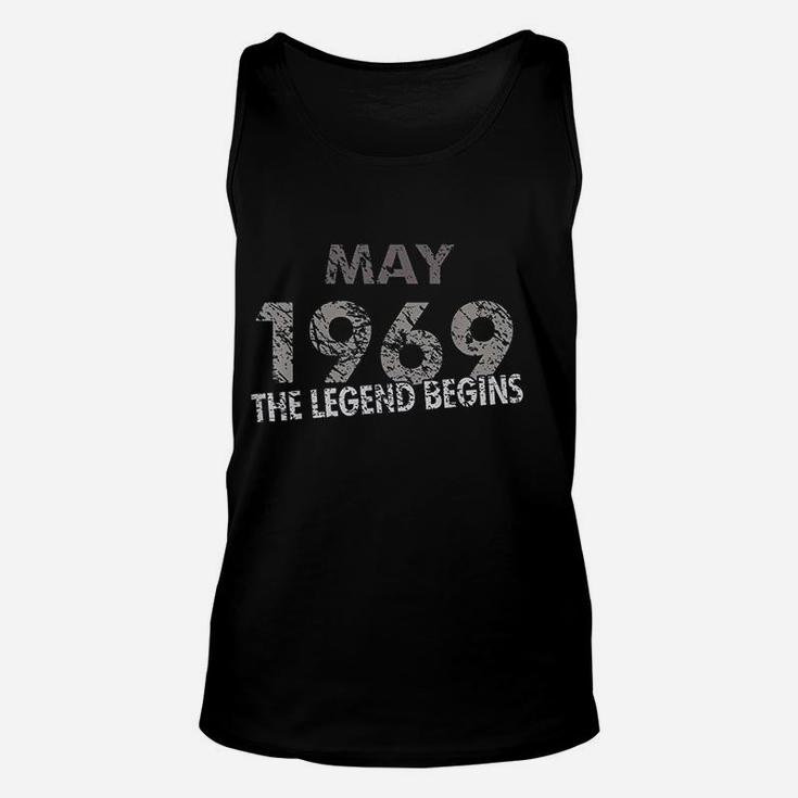 May 1969 The Legend Begins Unisex Tank Top