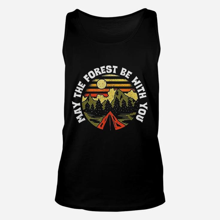 May The Forest Be With You Nature Lover Outdoor Camp Hiker Unisex Tank Top