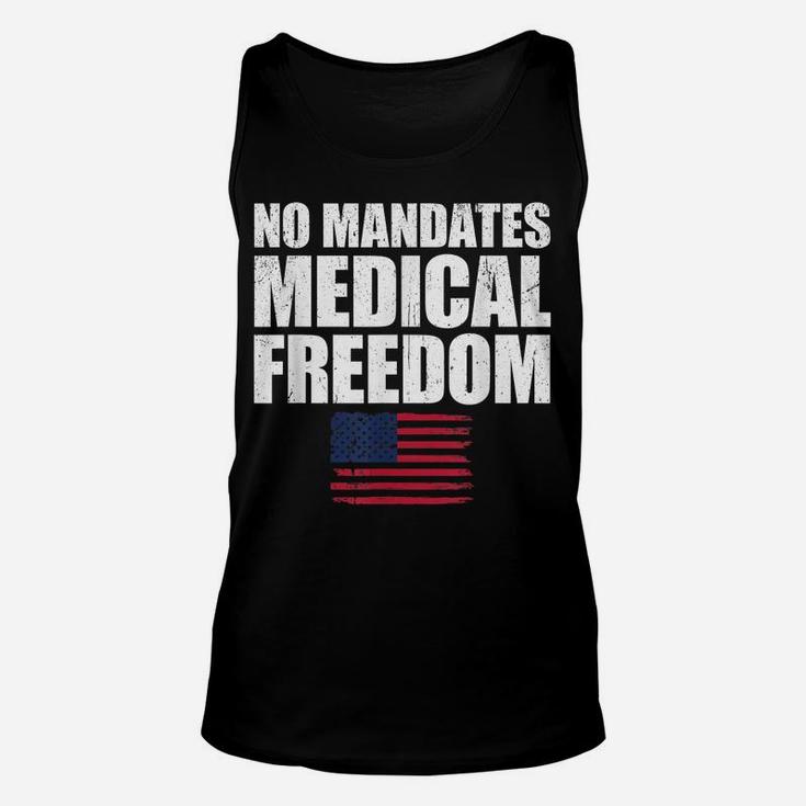 Medical Freedom Shirt Us Flag Medical Freedom No Mandates Unisex Tank Top
