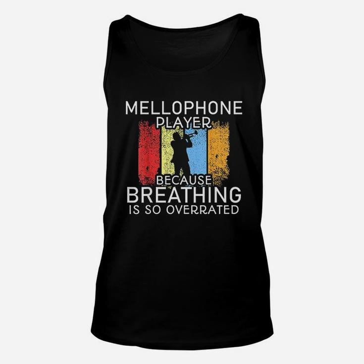 Mellophone Player Breathing Mellophonist Unisex Tank Top