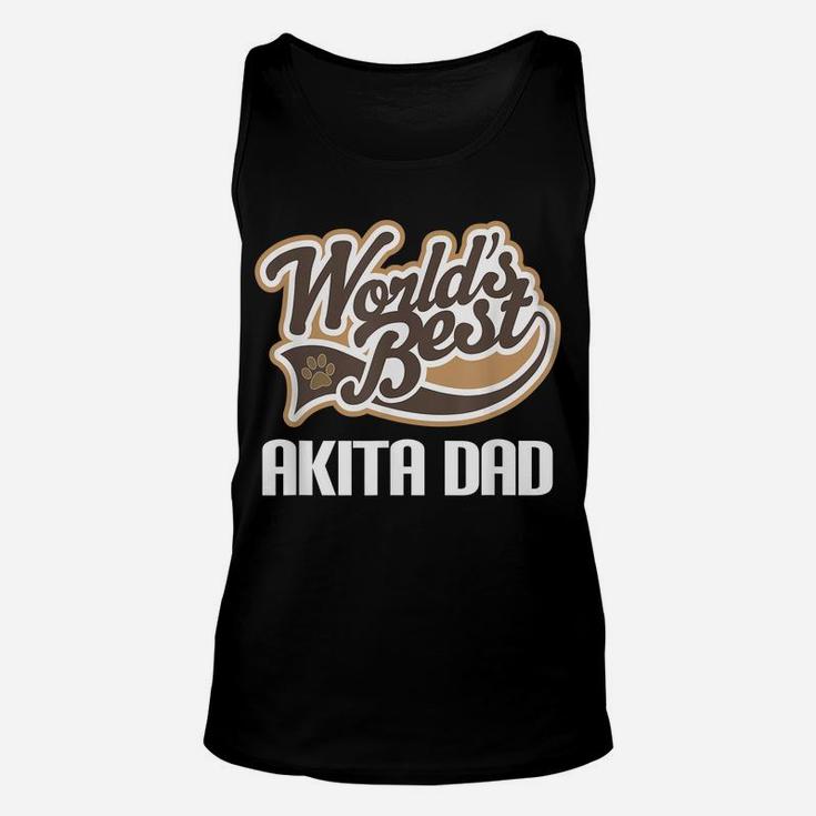 Mens Akita Dog Dad Fathers Day Pet Gift Unisex Tank Top