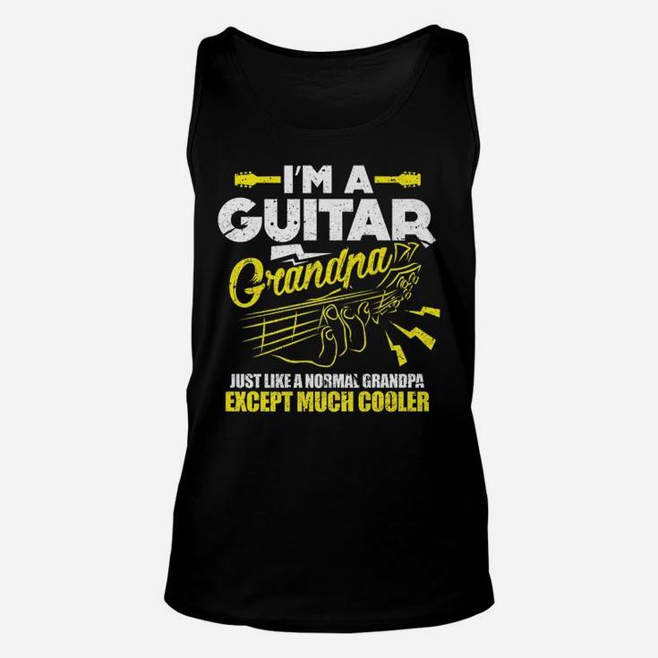 Mens Bass Guitar Guitarist Grandfather Funny I'm A Guitar Grandpa Unisex Tank Top