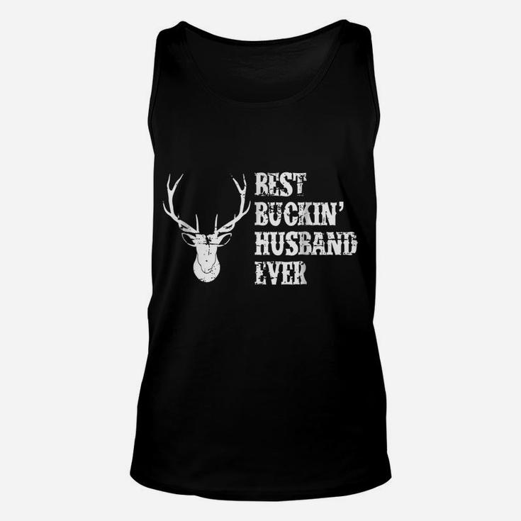 Mens Best Buckin' Husband Ever Deer Hunter Unisex Tank Top