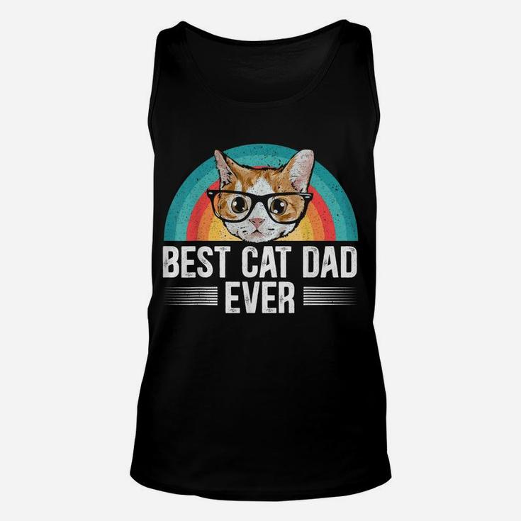 Mens Best Cad Dad Ever For A Cat Daddy Cat Lovers Unisex Tank Top