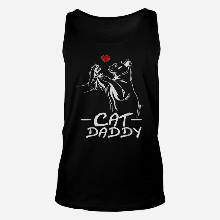 Mens Best Cat Dad Ever Daddy Funny Cat Daddy Father Day Gift Unisex Tank Top