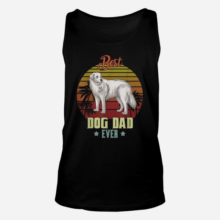 Mens Best Kuvasz Dad Ever Daddy Dog Lover Owner Funny Unisex Tank Top