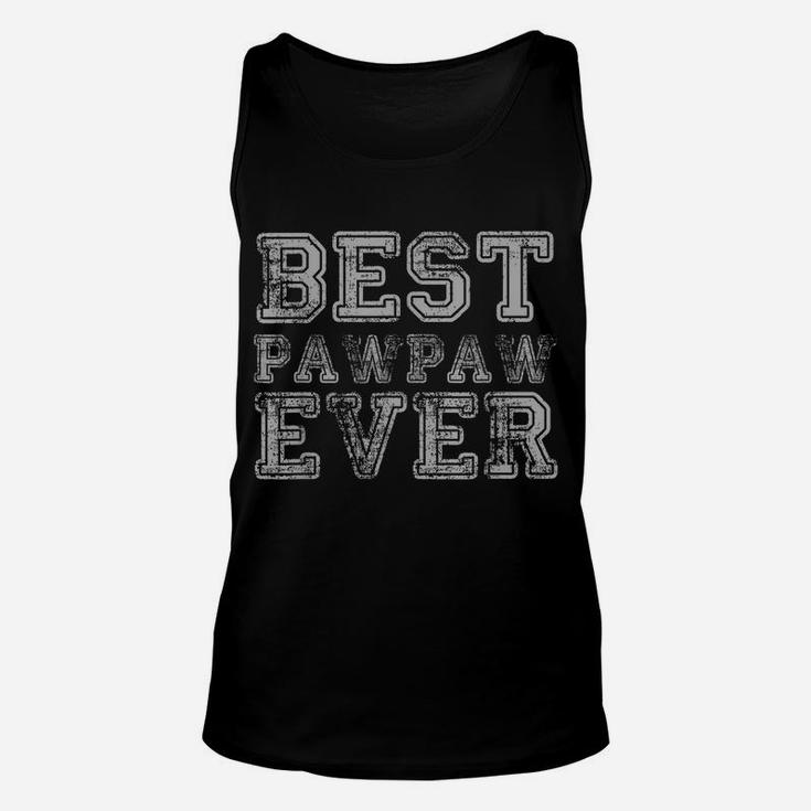 Mens Best Pawpaw Shirt Father's Day Gift From Daughter Dog Dad Unisex Tank Top