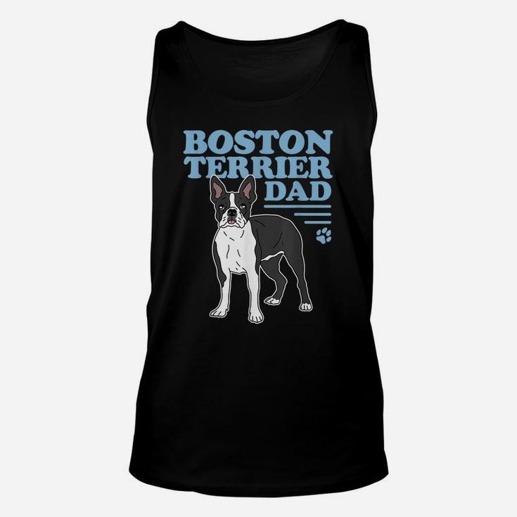 Mens Boston Terrier Dad Dog Owner Boston Terrier Unisex Tank Top