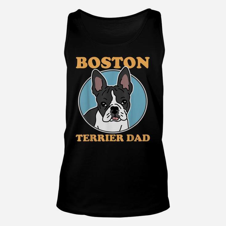 Mens Boston Terrier Dad | Dog Owner Boston Terrier Unisex Tank Top