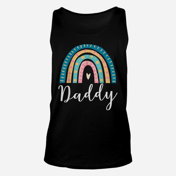 Mens Daddy Rainbow Gifts For Men Dad Family Matching Birthday Unisex Tank Top