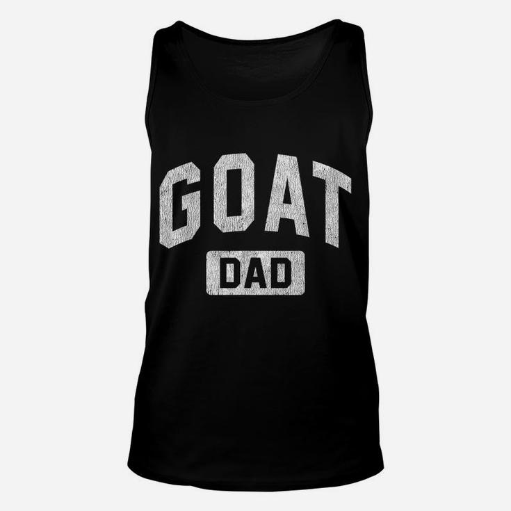 Mens Goat Dad GOAT Gym Workout Father's Day Gift Unisex Tank Top