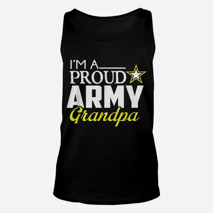 Mens I'm A Proud Army Grandpa T Shirt - Military Grandpa Tee Unisex Tank Top