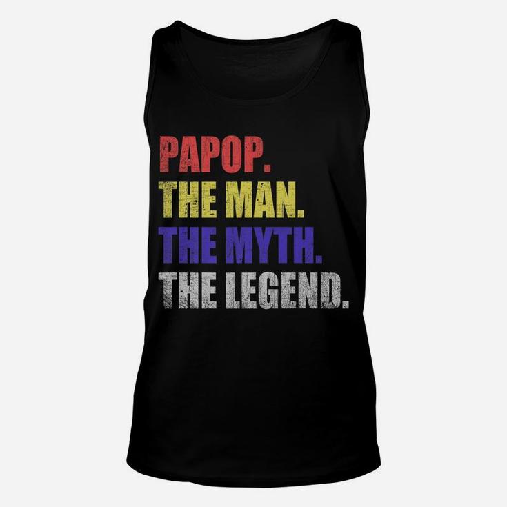 Mens Papop Man Myth Legend Unisex Tank Top