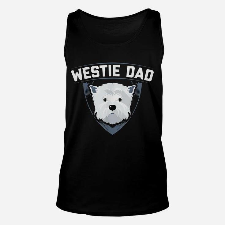 Mens Westie Dad Dog Owner West Highland White Terrier Unisex Tank Top
