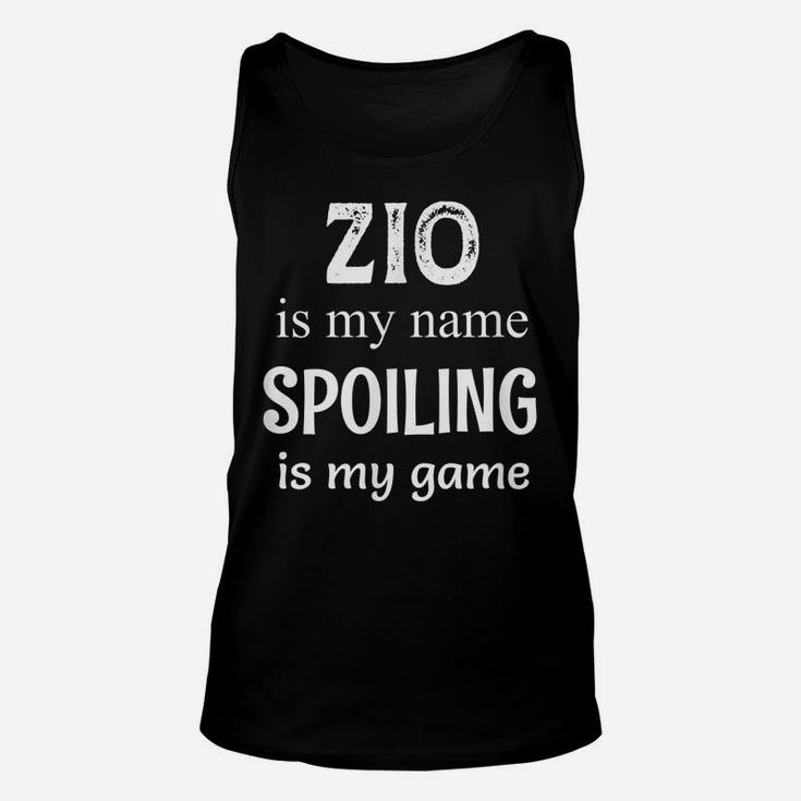 Mens Zio Is My Name Italy Italian Uncle Unisex Tank Top