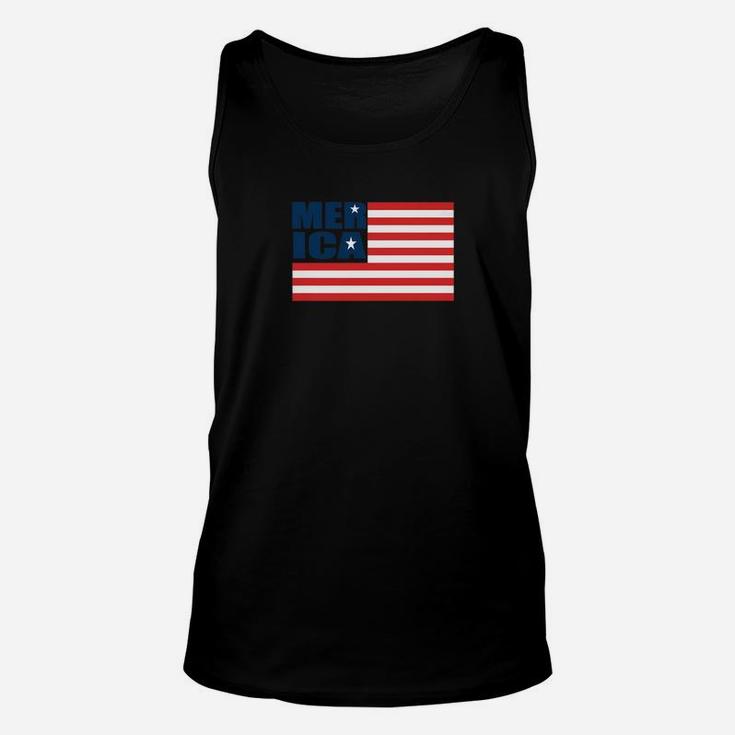 Merica USA American Flag Patriotic 4th Of July Flag Day Unisex Tank Top