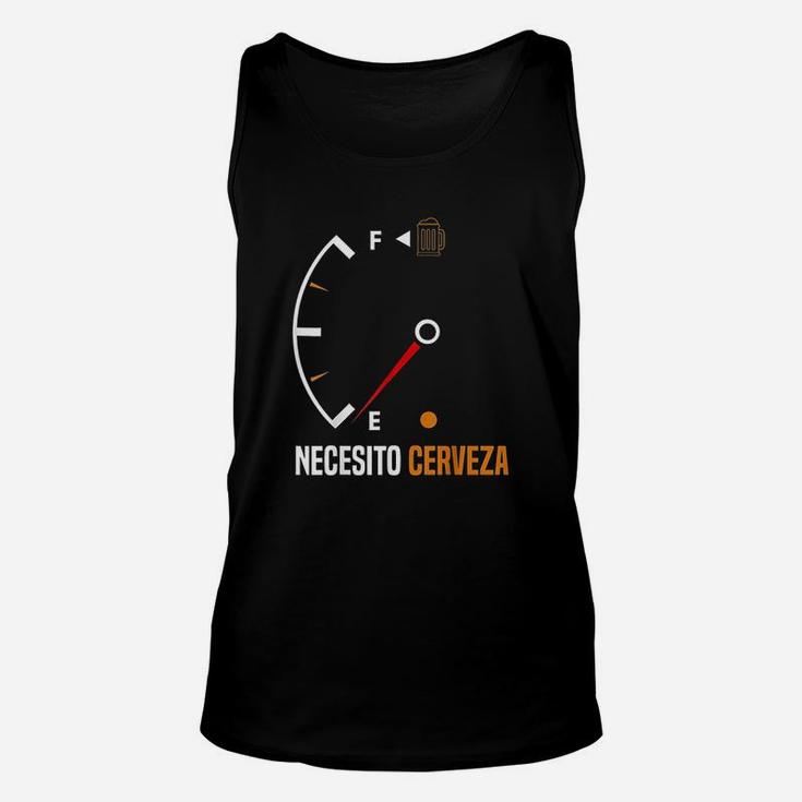 Mexican Beer Necesito Cerveza Cool  Funny Sayings Unisex Tank Top
