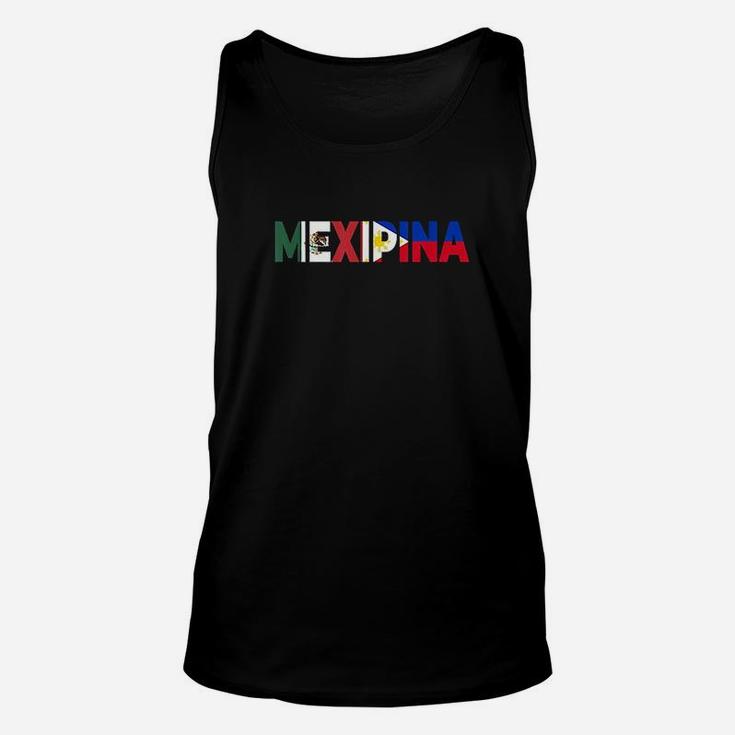 Mexipina Half Mexican Filipina With Mexico Philippines Flag Unisex Tank Top
