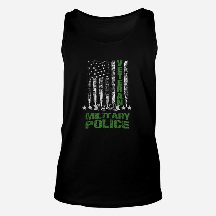 Military Police  American Flag Unisex Tank Top