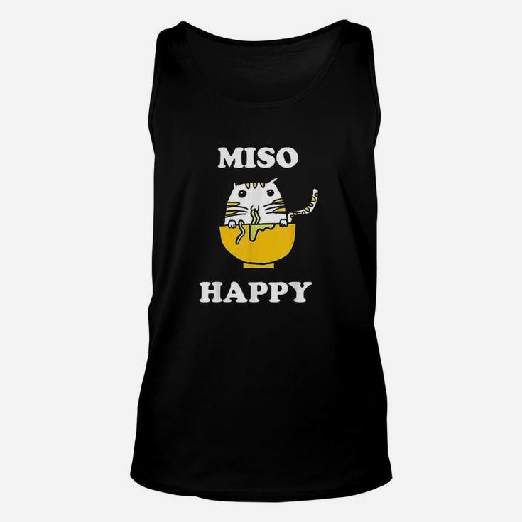 Miso Happy Japanese Cat Lover Unisex Tank Top
