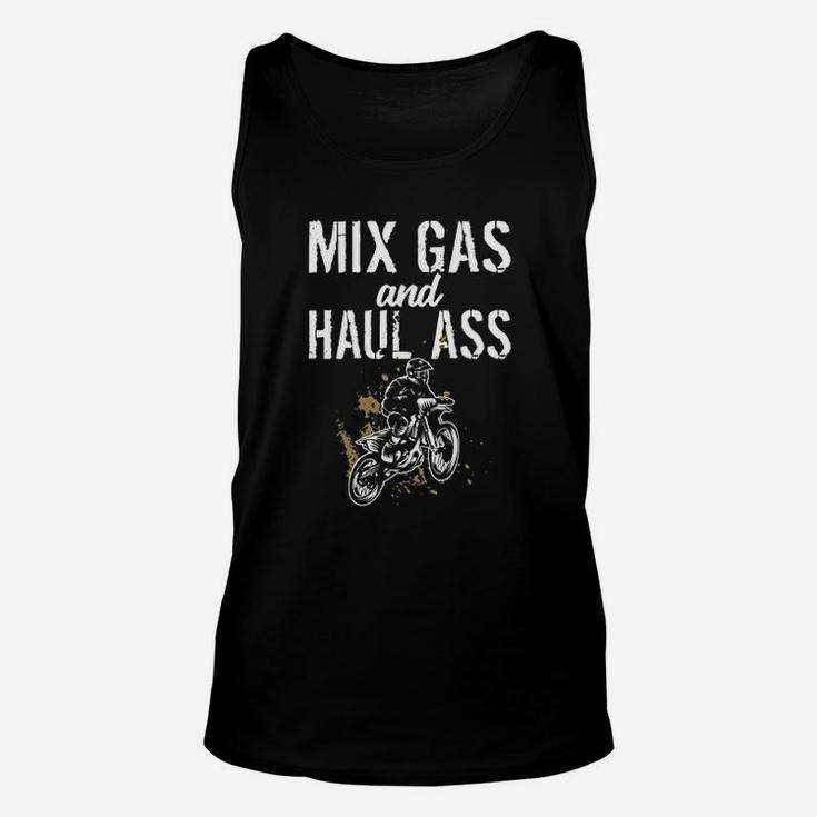 Mix Gas And Haul Mixing Gas Hauling Motocross Unisex Tank Top