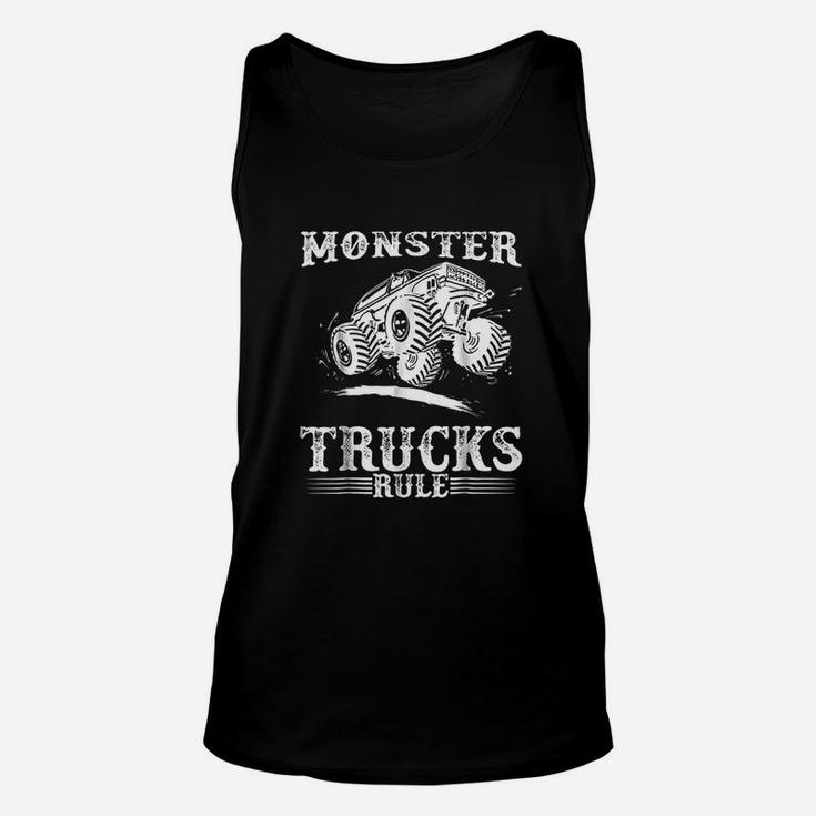 Monster Trucks Rule Unisex Tank Top