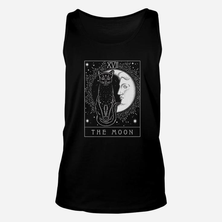 Moon And Cat Unisex Tank Top