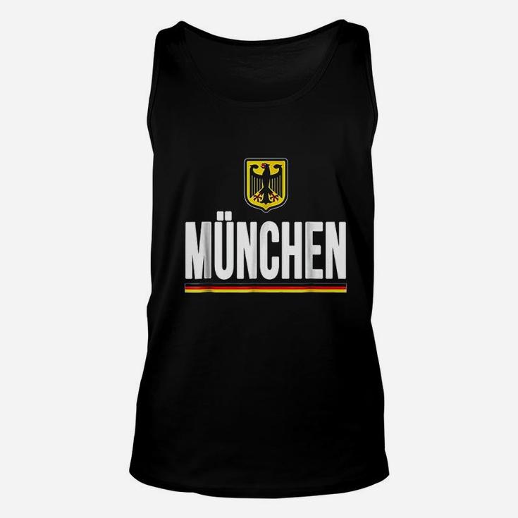 Munchen Germany German Flag Munich Tourist Unisex Tank Top