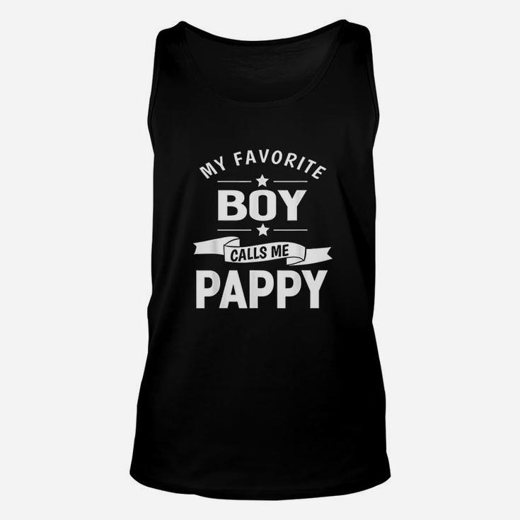 My Favorite People Call Me Pappy Grandpa Unisex Tank Top