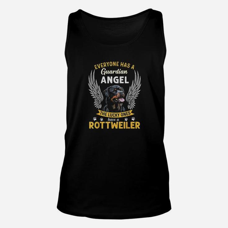 My Rottweiler Is A Guardian Gift Who Loves Pets Unisex Tank Top