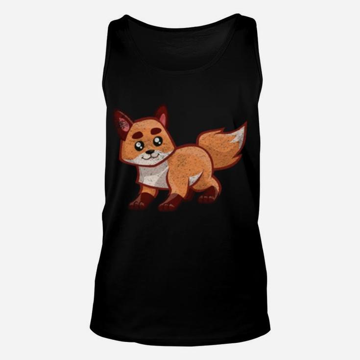 My Spirit Animal Is A Fox Funny Animal Quote Christmas Gift Unisex Tank Top