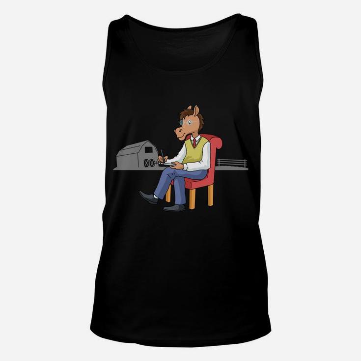 My Therapist Lives In A Barn Unisex Tank Top