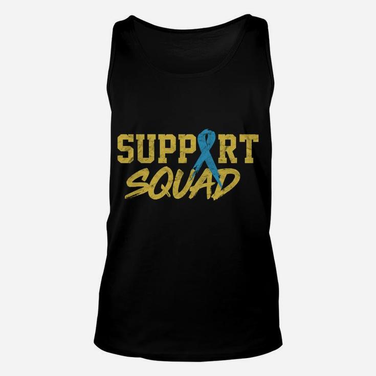 National Down Syndrome Awareness Month Support Squad T21 Unisex Tank Top