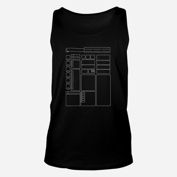 Nerdy Dm Gift Role Playing Board Game D20 Character Sheets Unisex Tank Top