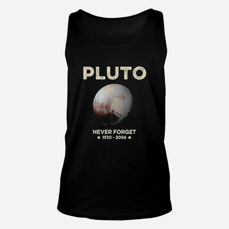 Never Forget Pluto Unisex Tank Top