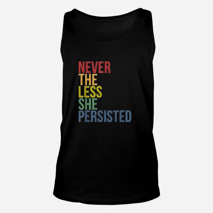 Never The Less She Persisted Unisex Tank Top