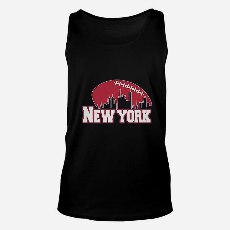 New York Football Skyline Unisex Tank Top