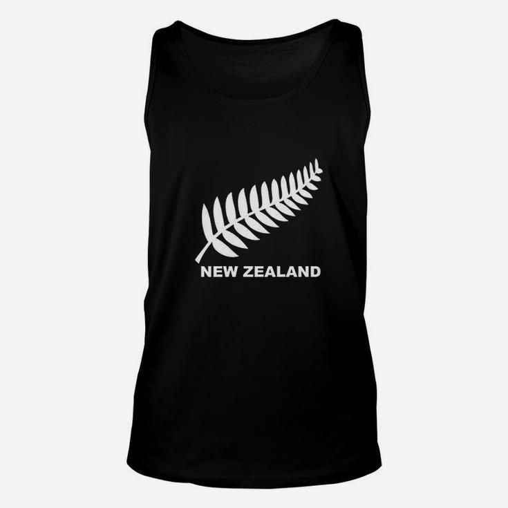 New Zealand Retro Soccer Rugby Kiwi Fern Crest Graphic Unisex Tank Top