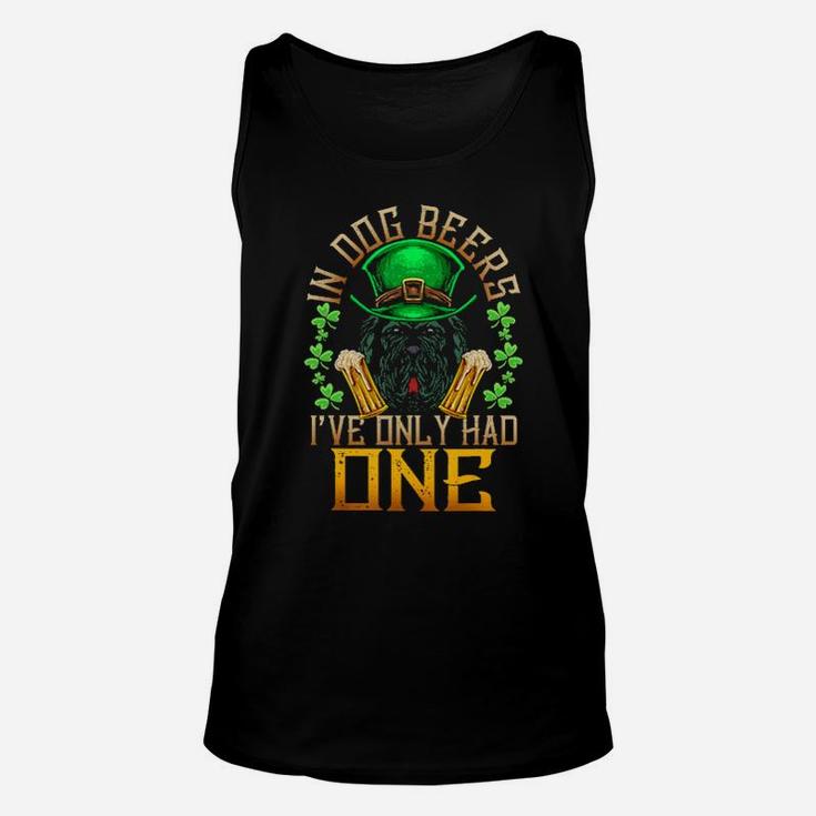 Newfoundland Dog Irish Beer Patrcks Breed Pet Shamrock Unisex Tank Top