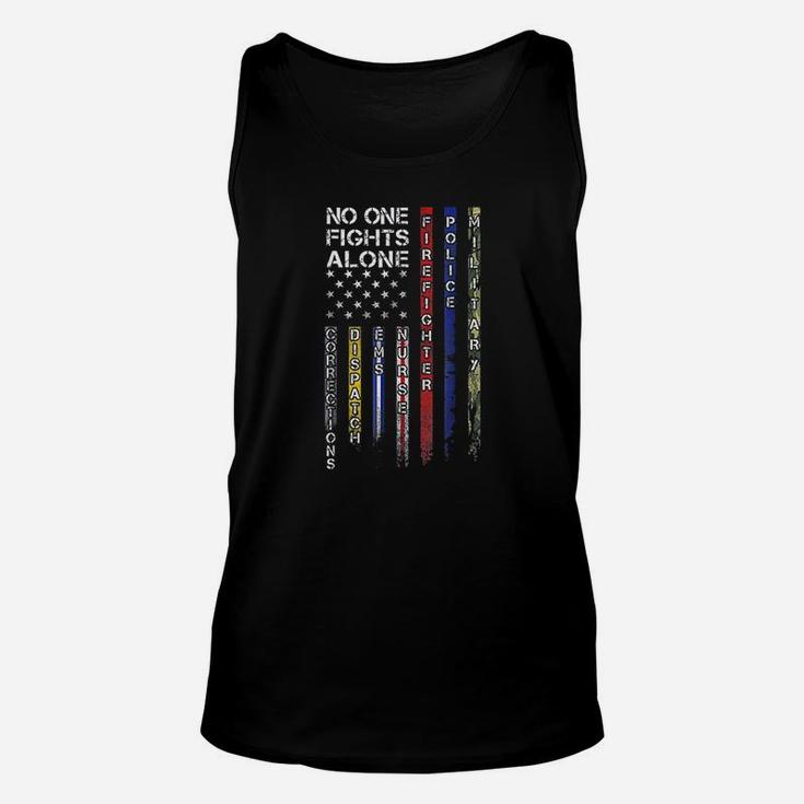 No One Fights Alone Proud Job Unisex Tank Top